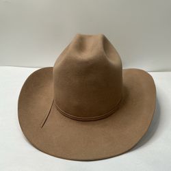 Vintage STETSON Cowboy Hat 4X BEAVER Brown WESTERN