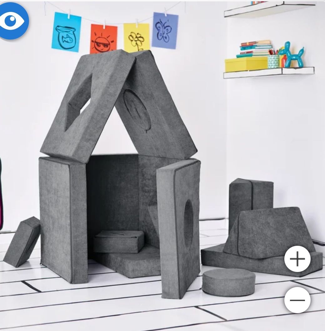 Yourigami Kids Convertible Play Fort