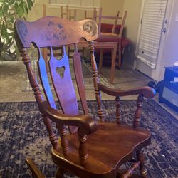 Colonial Rent And Bros Rocking Chair 