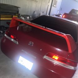 Honda Prelude spoiler 1997 (painted red)