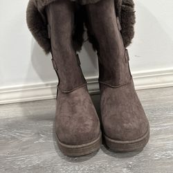 Brown Warm Boots 