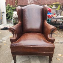 1970s Vintage Wingback Chair