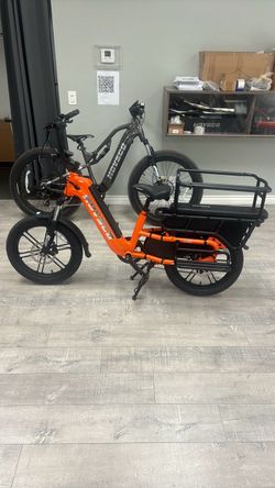 Carry two toddler Hovcart family cargo e-bike brand new electric bike