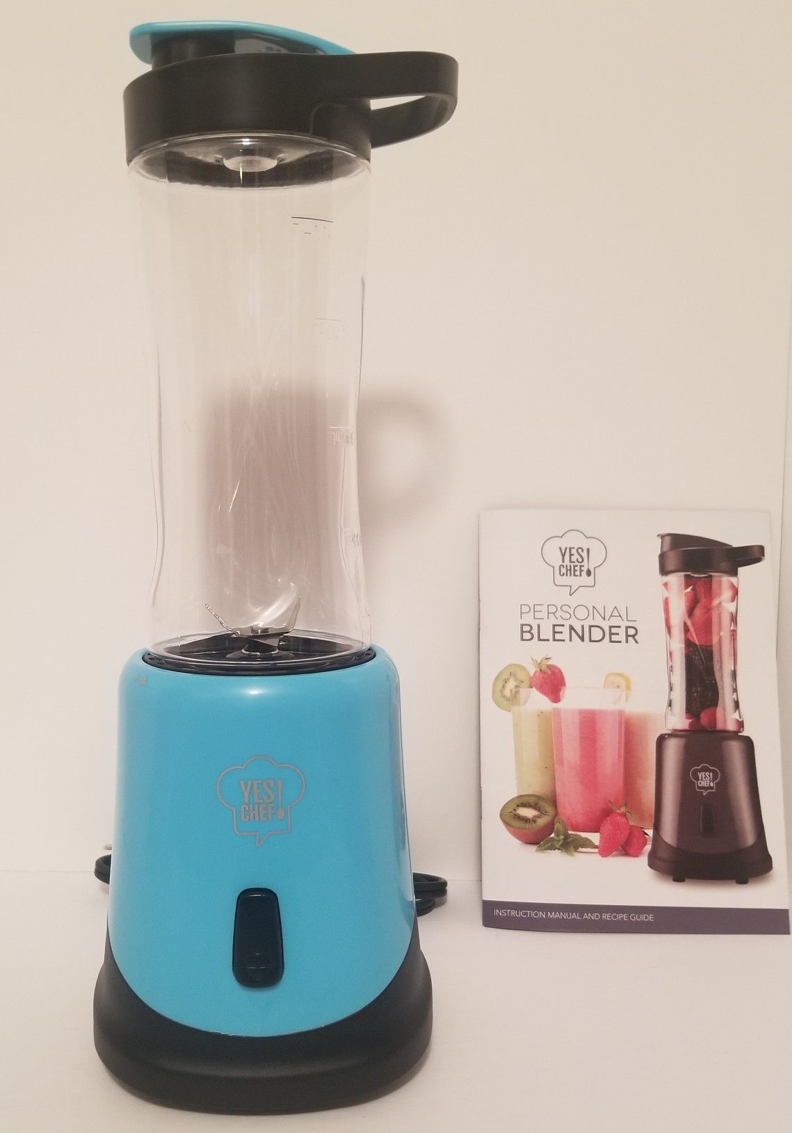 Yes chef personal blender in colors orange,red,and green blue is sold out