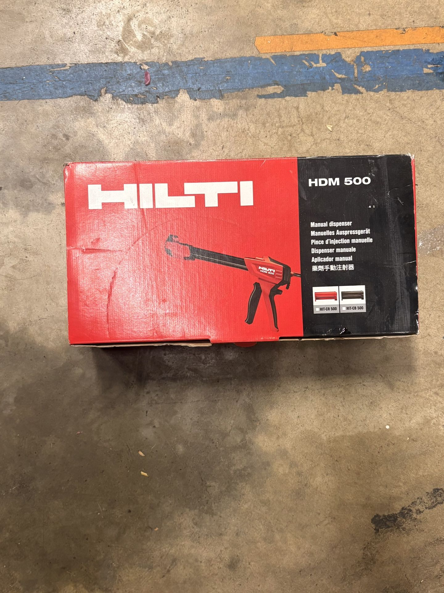 HDM 500 Manual Anchor Adhesive Dispenser