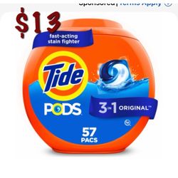 Tide Pods 3-in-1 Original 57 Pacs