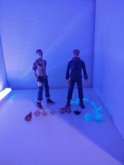 Total anime jujutsu kaisen sukuna and custom shibuya yuji action figure