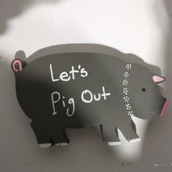 Various Holiday Hand Crafted Wood Decorations. $6 Each