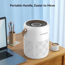 Air Purifier with H13 True HEPA Filter, for Smoke Allergies Pets in Bedroom Home, 24dB Quiet, 215 ft² Coverage, Timer & Night Light About this item