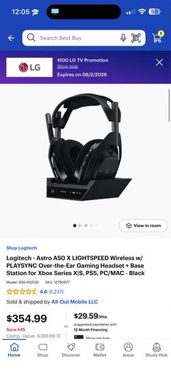 Astro a50x gaming headset