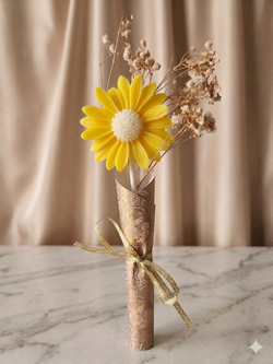 Flores a base de cera, velas aromáticas souvenir para eventos