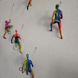 Set Of 5 Collectibles  Climbers Original From Artist