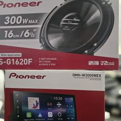 PioneerDMH-W3000NEX AppleCarPlay AndroidAuto BluetoothWireless And Speaker 6.5 