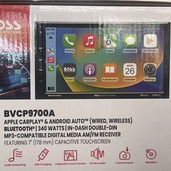 NEW  BOSS BVCP9700A WIRELESS CAR PLAY