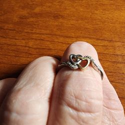 Entwined Heart Ring