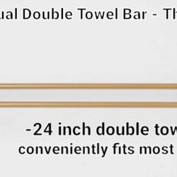 Brand New  Casual Doble Towel Bar 