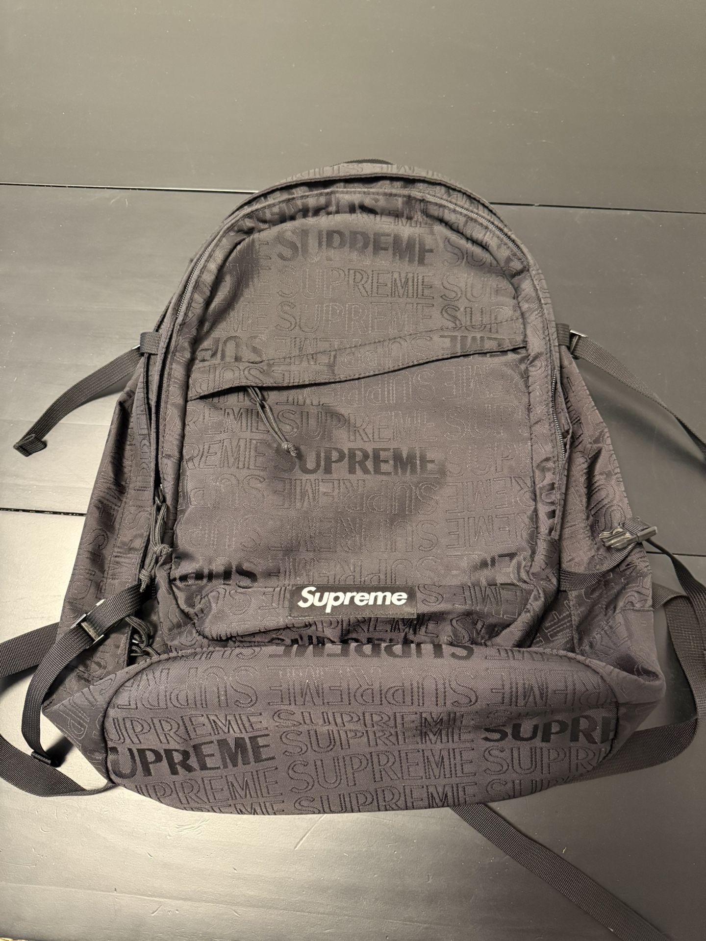 Supreme SS19 Black Backpack