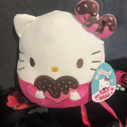 Hello Kitty Plush Sanrio Valentine's Chocolate Heart Squishmallow