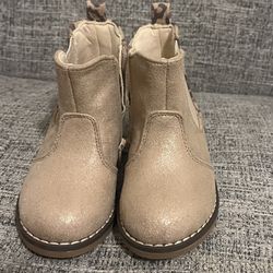 Pink Glitter & Leopard  Toddler Boots