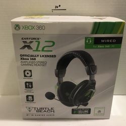 Turtle Beach Wired Xbox 360 Earforce X12