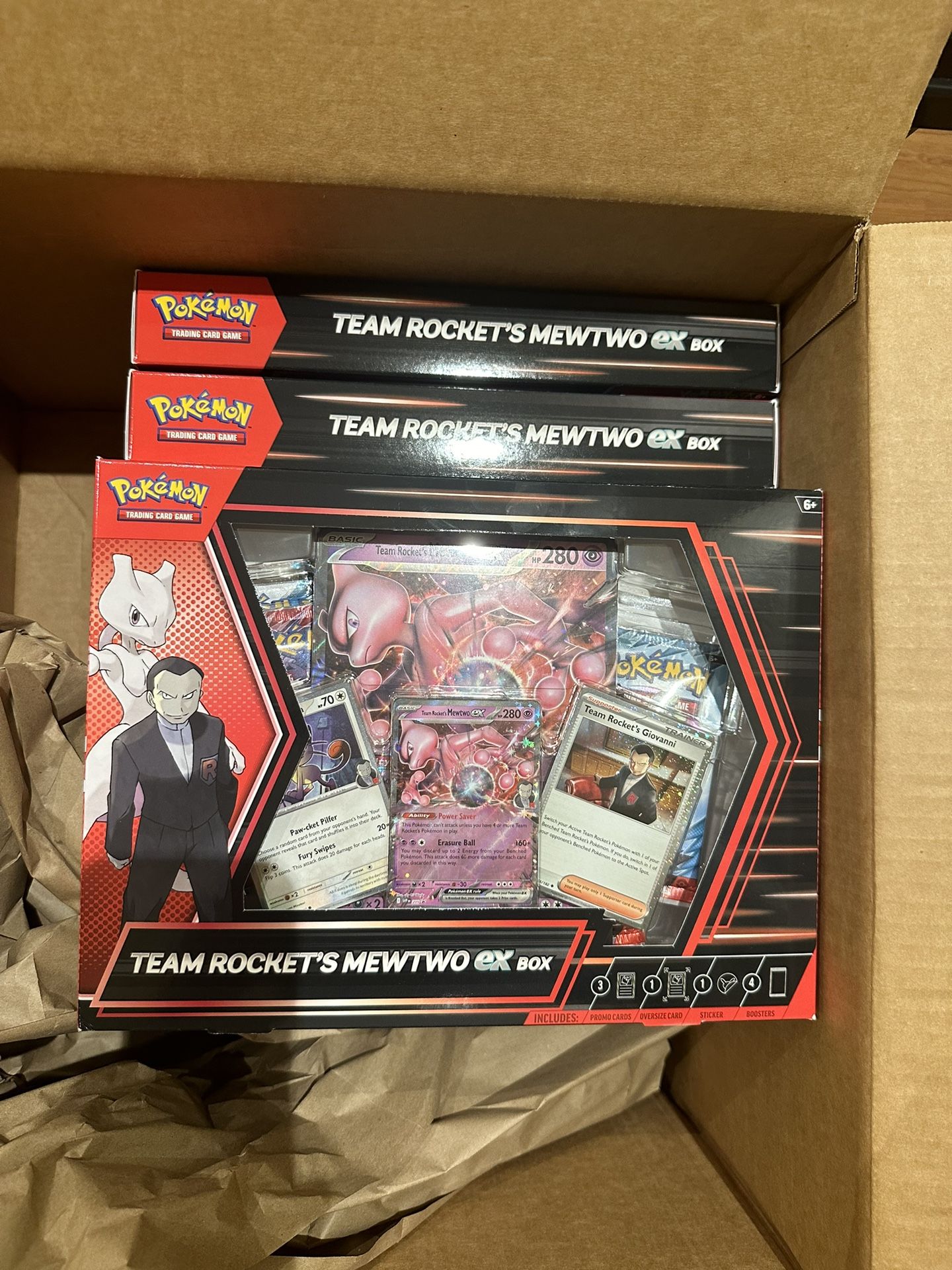Pokemon Team Rocket’s Mewtwo Ex Box