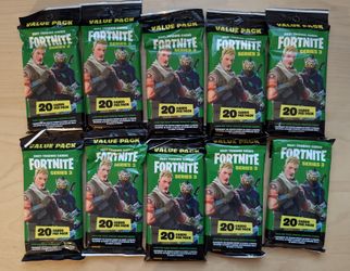 Lot Of 10 Fortnite Series 3 Fat Packs