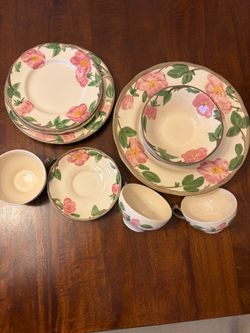 Vintage Dish set- Desert Rose