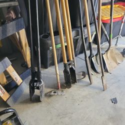 Shovels, Rakes, Digging  Hoes