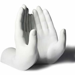THE ART OF THE HAND TABLET PC & BOOK STAND WHITE