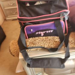 Bowling Ball With Shoes Size 7.5 With Bag For 100.00 