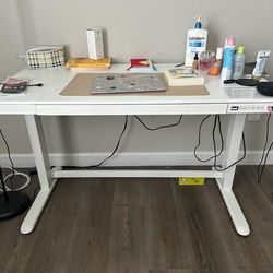 Electric Standing Desk With Drawers