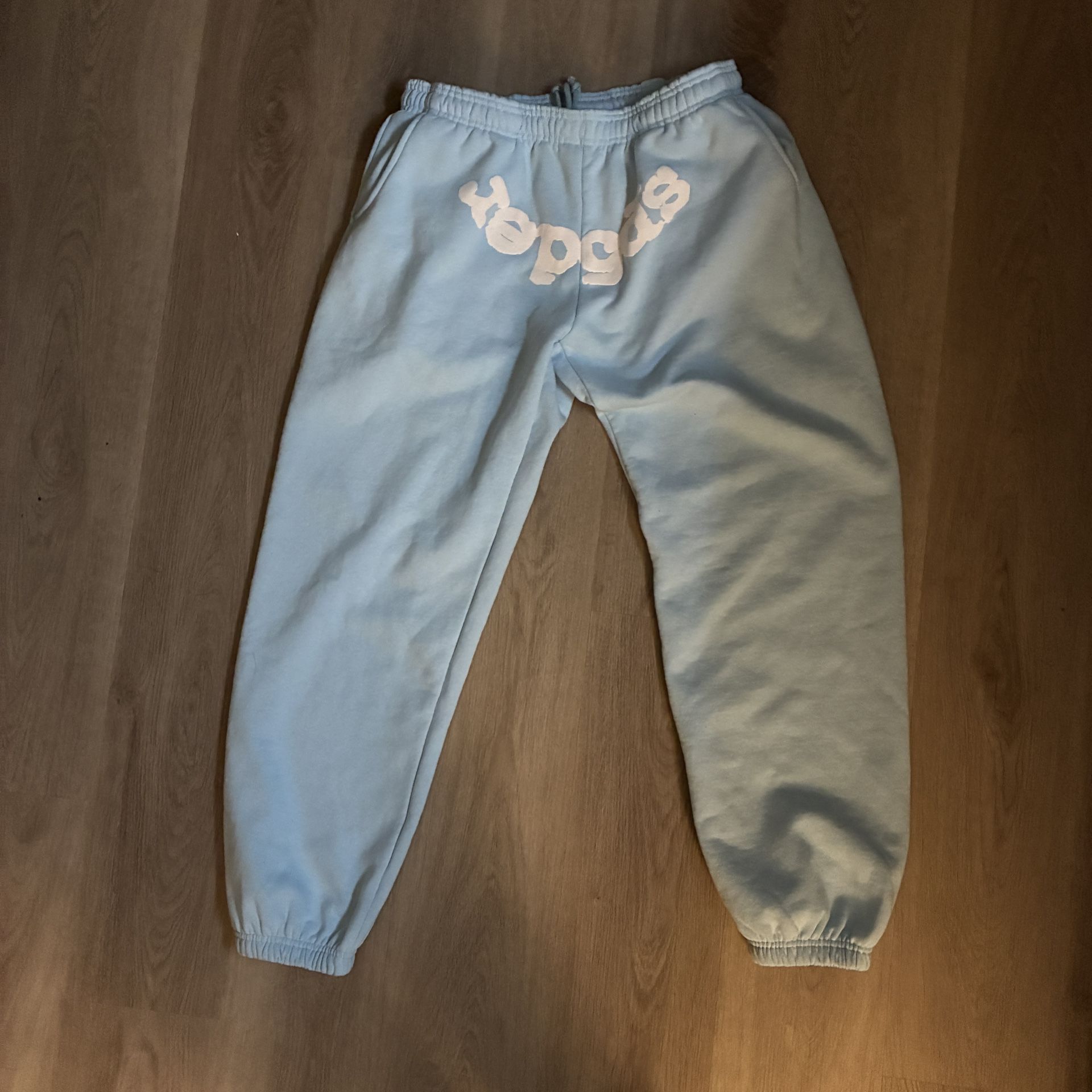 Sky Blue Sp5der Sweats