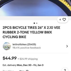 26” BIKE TIRES