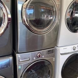 LG Washer And Samsung Gas Stainless Steel Set For $750