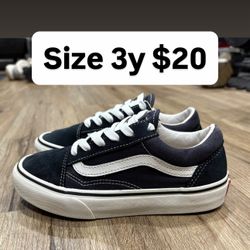 Vans Dark Blue Size 3y