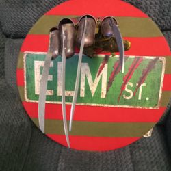 Nughtmare on Elm st wall plaque custom made $200 Firm