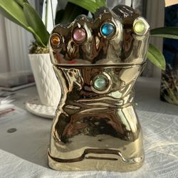 Marvel Infinity Gauntlet Lidded Cookie Jar — GOLD