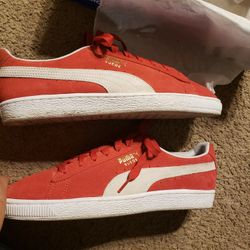 Puma Suede Red. Size 9.5