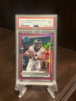 3 Card - Eagles Rookie Lot - Jalen Hurts/Dallas Goedert/Tanner McKee - Autos Included! 