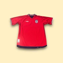 Vintage England UMBRO reversible soccer jersey