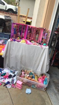 Collectible Barbies and others