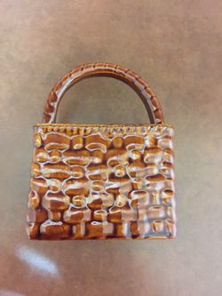 1950’s USA stamped small porcelain basket