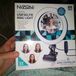 Brand New 3 Mode Usb Selfie Ring Light 3x Lighting Modes