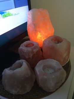 Himalayan Salt Candle Holders