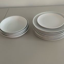 White Plates And Wide Bowls