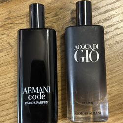 Armani Code EDP (15ml) + Acqua di Giò Parfum (15ml)
