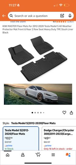 Tesla Model S Floor Mats ($100+ New)