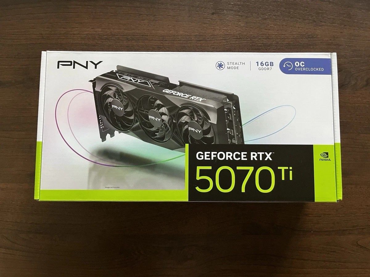 PNY RTX 5070 Ti OC TRIPLE FAN 16GB