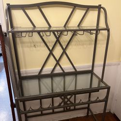 Baker’s Rack w/Wine Storage 
