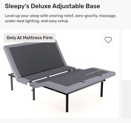 Newish, adjustable bed frame, king